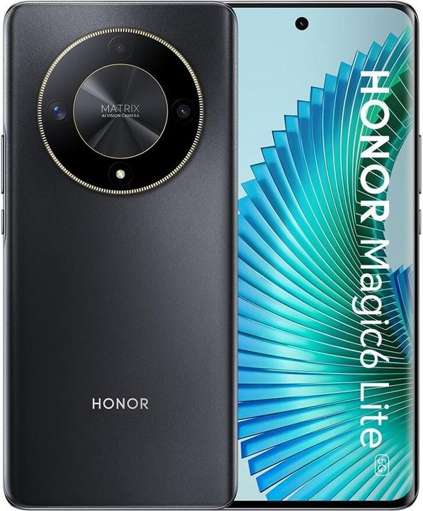 Produktbild Honor Magic6 Lite (256 GB, Midnight Black, 6.78", Dual SIM, 108 Mpx, 5G)