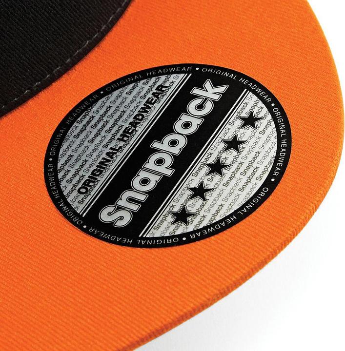 Produktbild Beechfield 5 Panel Kontrast Snapback Kappe (One Size)