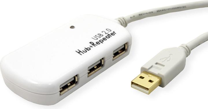 Actual product image Aten USB 2.0 extender with 4-port hub (USB-A, 4 Ports)