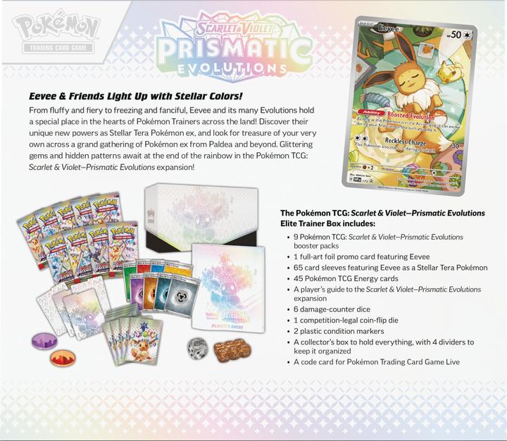 Produktbild Pokémon PKM: Scarlet & Violet 8.5 - Elite Trainer Box (Englisch, Elite / Top Trainer Box)