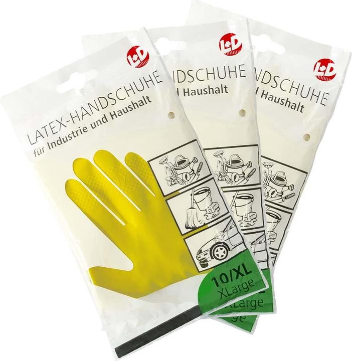 Produktbild CleanGo Naturlatex Arbeitshandschuh (9)