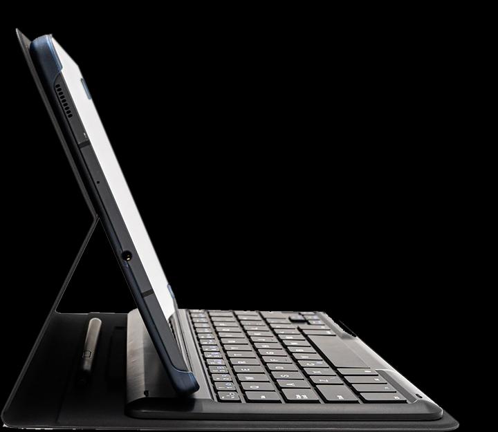 Produktbild Targus Book Cover Keyboard (DE, Galaxy Tab S6 Lite 10.4 (2020))