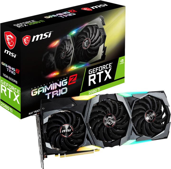 Produktbild MSI GeForce RTX 2080 Ti GAMING Z TRIO (11 GB)