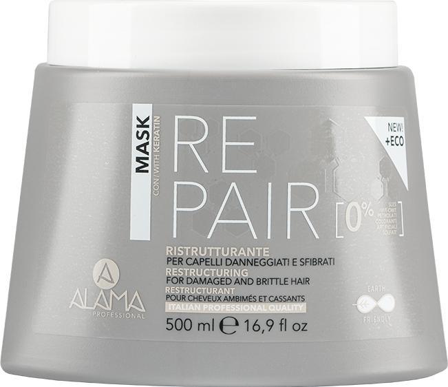 Alama Professional Alama Repair Restructuring Hair Mask for Damaged Hair 500ml (500 ml)