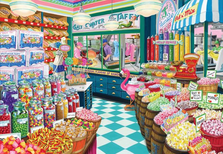 Actual product image Bluebird Puzzle 1000 pieces Taffy Shop (1000 pieces)