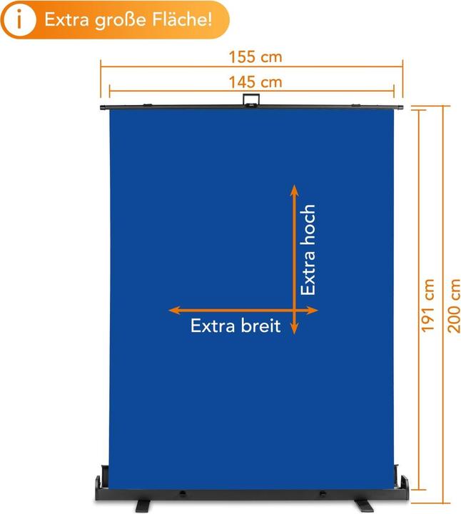 Actual product image Walimex pro Roll-up panel (155 cm, 200 cm)