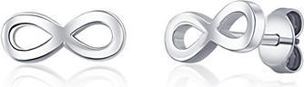 JVD - Silver stud earrings Infinity SVLE1608XH2BI00