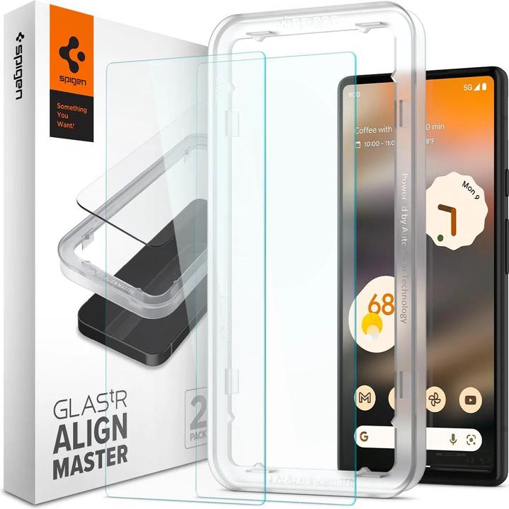 Image du produit Spigen VERRE TRAITÉ ALM GLAS.TR SLIM 2ER-PACK GOOGLE PIXEL 6A (2 pièce(s), Google Pixel 6a)