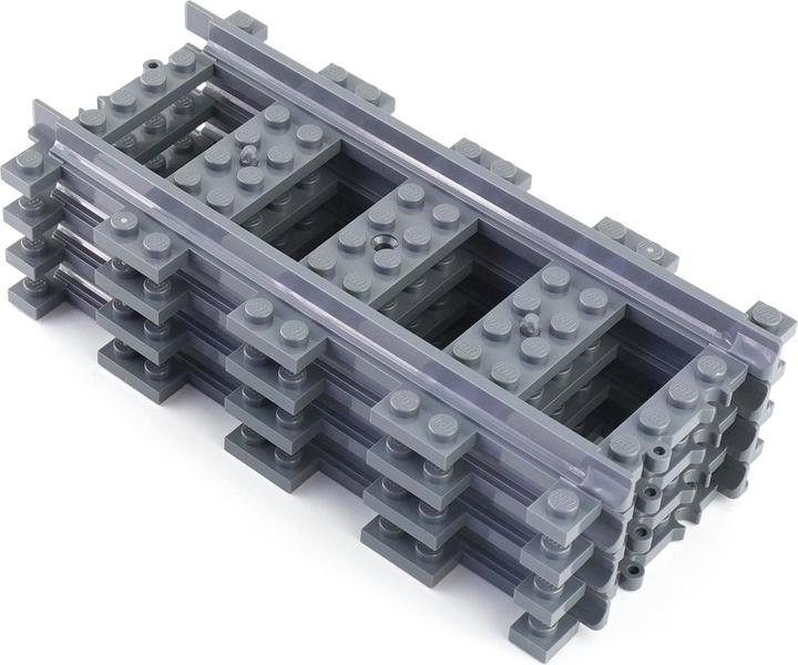 Produktbild LEGO Eisenbahn Schienen Gerade (53401, LEGO Zubehör)