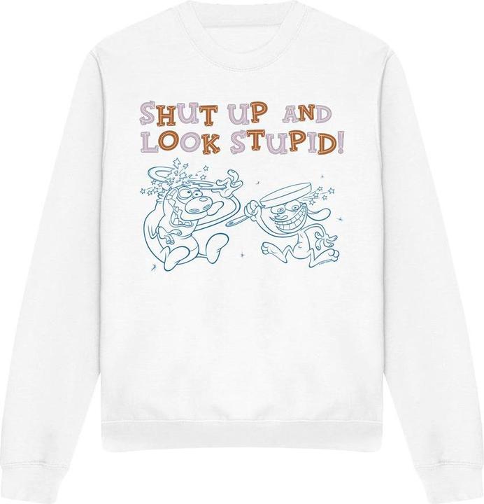 Immagine prodotto Ren & Stimpy Shut Up And Look Stupid! Felpa Adulto Unisex (XXL)