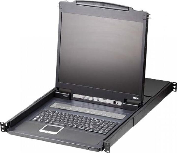 Produktbild Aten CL1308N GB 8-Port 48,26cm 19Zoll LCD KVM Switch USB - PS2 VGA UK 14016857