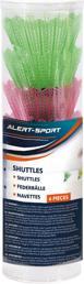 Actual product image Shuttlecocks Coloured 6 pieces
