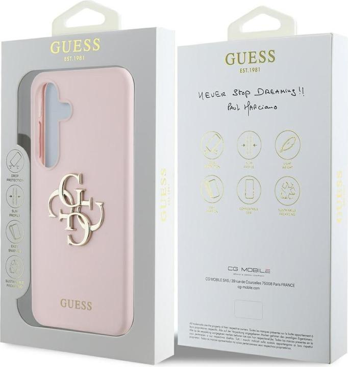 Produktbild Guess Silicone 4G Big Logo Case für S931B Samsung Galaxy S25 - pink (Samsung Galaxy S25)