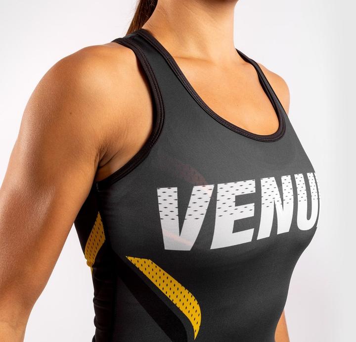 Produktbild Venum ONE FC Impact Tank top - for women - Grey/Yellow (L)