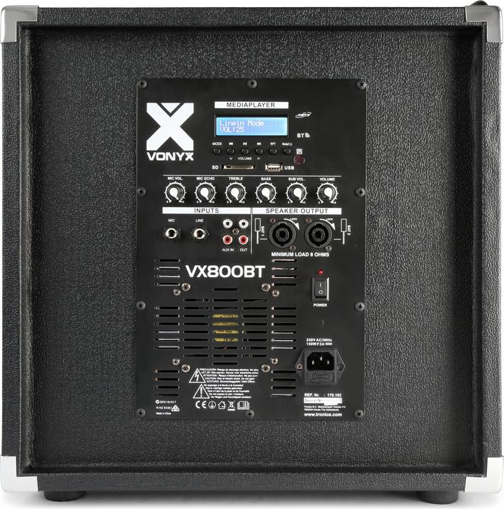 Image du produit Vonyx VX800BT (Actif, 2x 300 W)