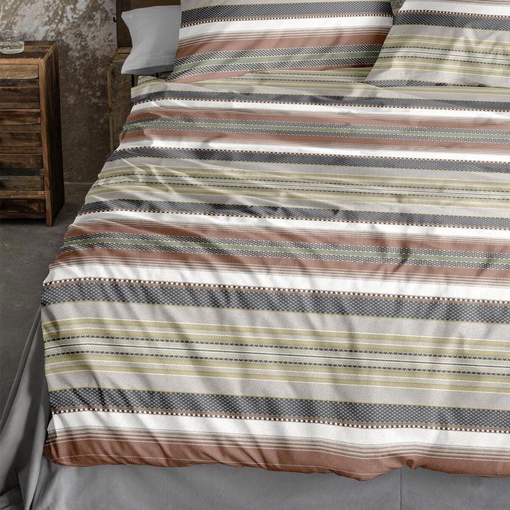 Produktbild Irisette Mako-Satin Bettwäsche Tokio 8562 grau (Bettwäsche Set, 135x200 cm + 80x80 cm)
