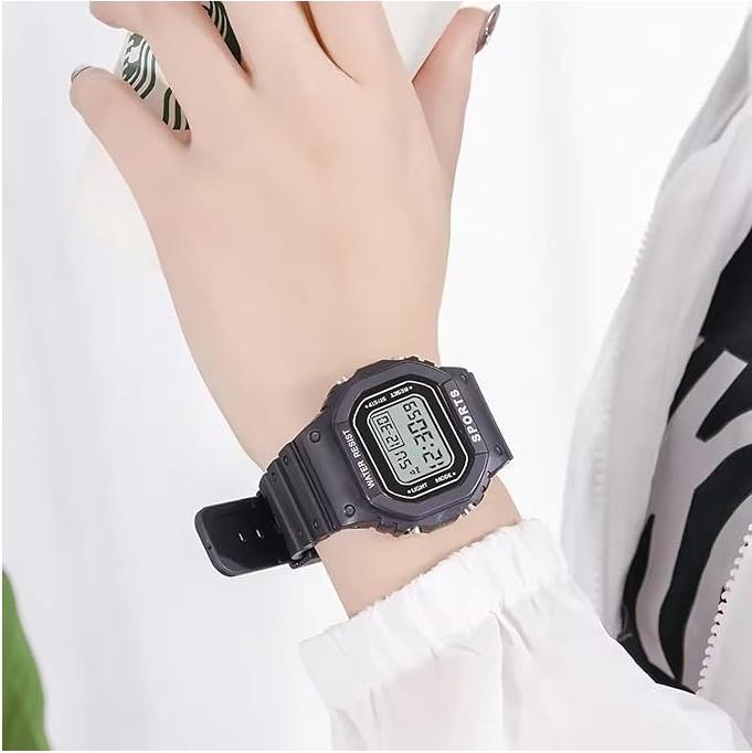 Immagine prodotto Cbx Quadro Sportuhr Digitaluhr mit Silikonarmband Schwarz (Orologio digitale)