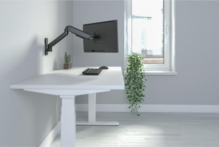 Immagine prodotto Digitus Supporto a parete per monitor elettronico a molla a gas singolo Assmann (Muro, 32")
