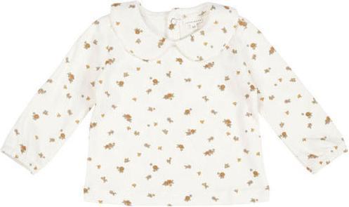 Little Dutch T Shirt langärmlig mit rundem Kragen White Blossom (80)