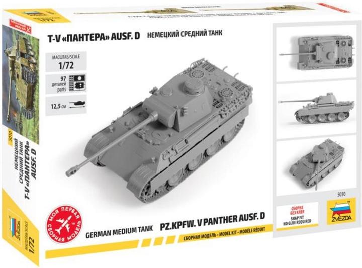 Produktbild Tamiya 1:72 WWII Dt. Pzkmpfw. V Panther Ausf. D