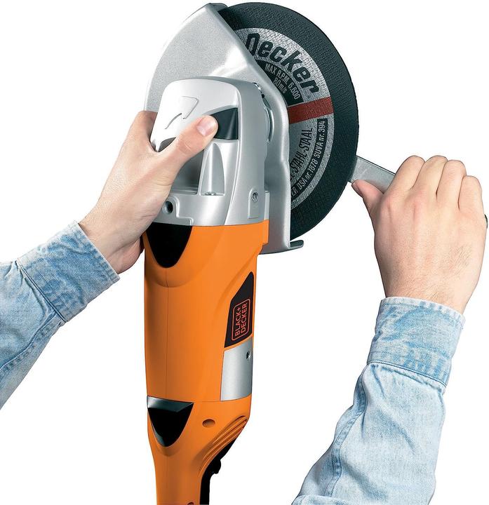 Produktbild Black & Decker ZweihandWinkelschleifer 2000W (230 mm)