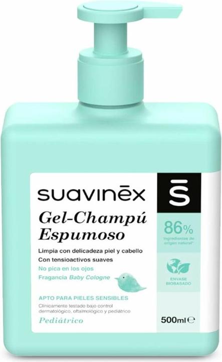 Actual product image Suavinex Suavinexa c Paediatric Gel champao Espumoso 400ml (500 ml, Liquid shampoo)