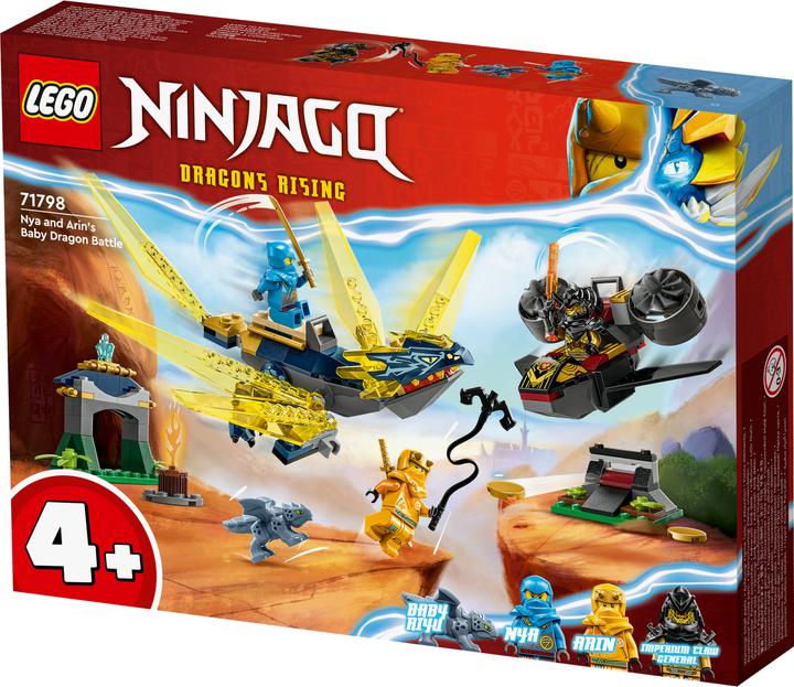 Produktbild LEGO Duell zwischen Nya und Arins Babydrachen (71798, LEGO Ninjago)