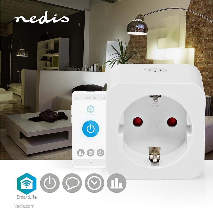 Actual product image Nedis Smartlife Smart Plug| WLAN| Power Meter| 3680 W| Type F CEE 7/3| -10