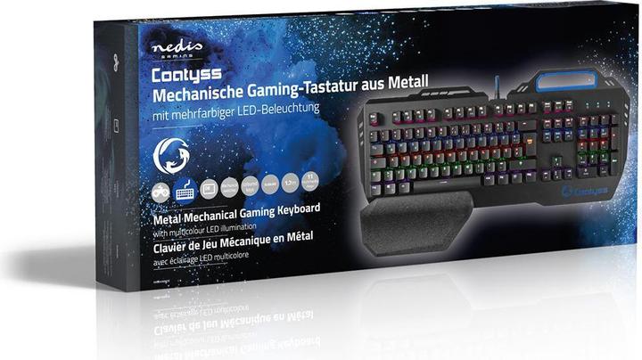 Actual product image Nedis Gaming keyboard (DE, Cable)