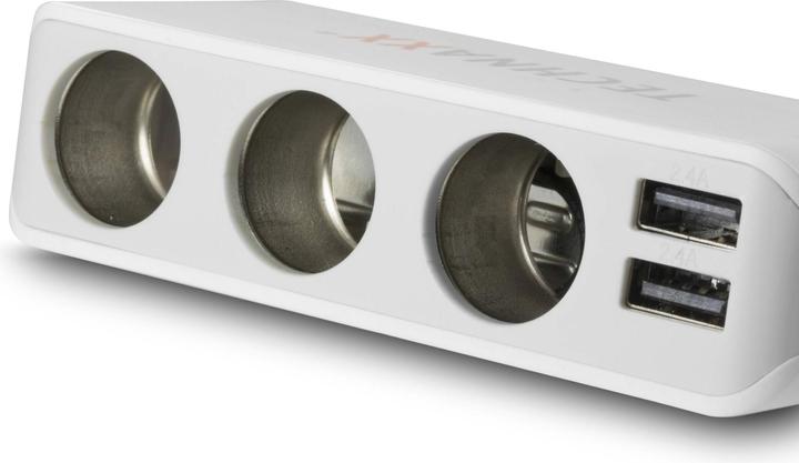 Actual product image Technaxx Car charger 4USB connections and 3-way distributor