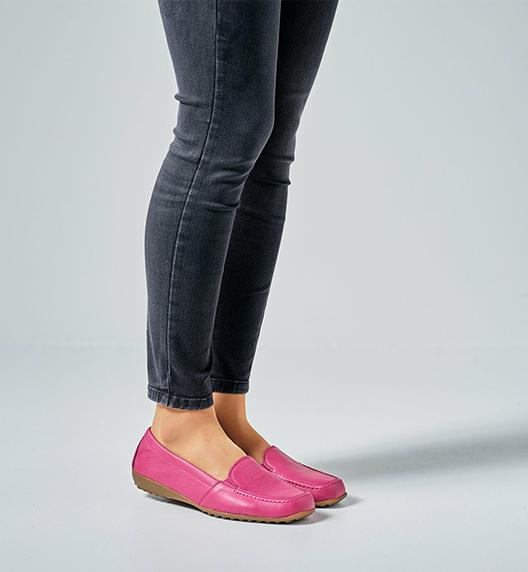 Actual product image Vitaform Mokassins Damen Weite H Hirschleder (38)