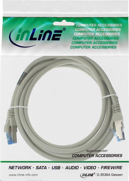 Produktbild InLine Patchkabel Cat.6A, S/FTP (PiMf), 500MHz (S/FTP, CAT6a, 0.50 m)