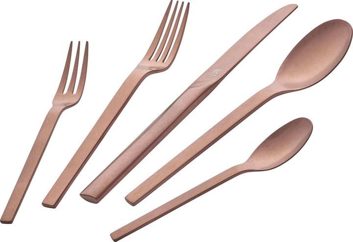 Produktbild Zwilling 60 tlg. Minimale Vintage Menübesteck Set Rose (60 Stück, Besteck Set)