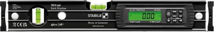 Actual product image Stabila Niveau d'eau électronique Type TECH 196 Dark Shadow 40 cm (40 cm)