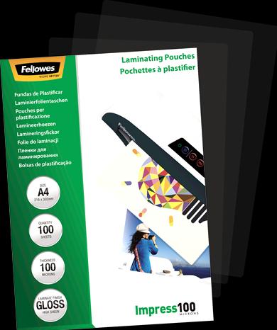 Actual product image Fellowes Imprint 100 (A4, 100 Piece, 100 µm)