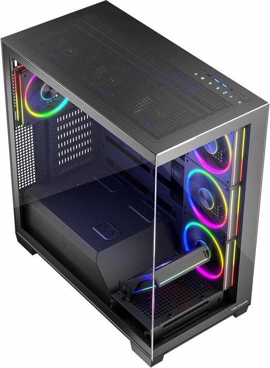 Produktbild Modecom Computergehäuse VOLCANO STELLAR ARGB MIDI 8F (mATX, Mini-ITX, ATX)