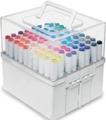 Produktbild Deflecto Marker-Organizer Ziehharmonika, weiss aus Polypropylen / Polystyrol, mit 4 Aufbewahrungsbox