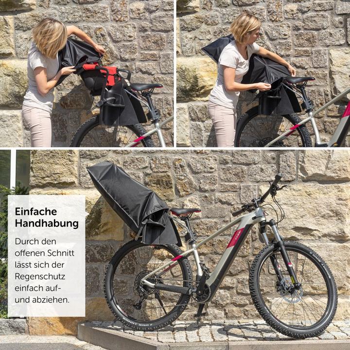 Actual product image Zamboo Children's bike seats & accessories Rain cover for children's bike seats (suitable for (Bike frame)