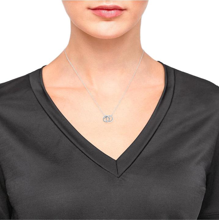 Produktbild S.Oliver Halsschmuck für Damen, 925 Sterling Silber | Herz (925er Silber, 42 cm)