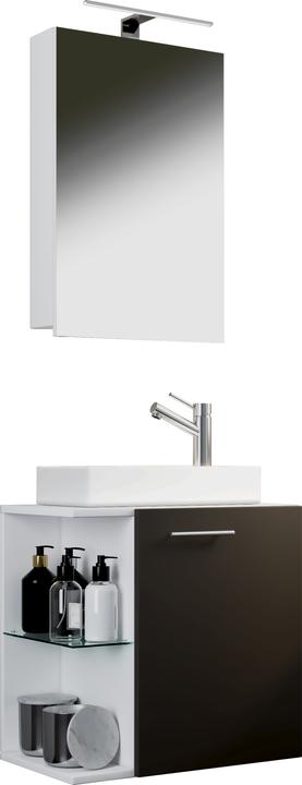 Produktbild VCM 3 tlg. Gäste WC Waschplatz Waschtisch Hausa Spiegelschrank