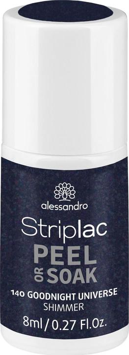Immagine prodotto Alessandro Striplac Peel o Soak Good Night Universe 8 ml (Glitter, Grigio, Nero, Smalto pelabile)