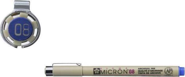 Produktbild Sakura Fineliner Pigma Micron 08 blau 0,5mm (Blau, 1 x)