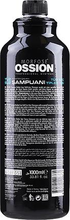 Actual product image Morfose Ossion Barber Keratin Treatment Shampoo szampon do wszystkich rodzajów włosów Salt Free (1000 ml, Liquid shampoo)