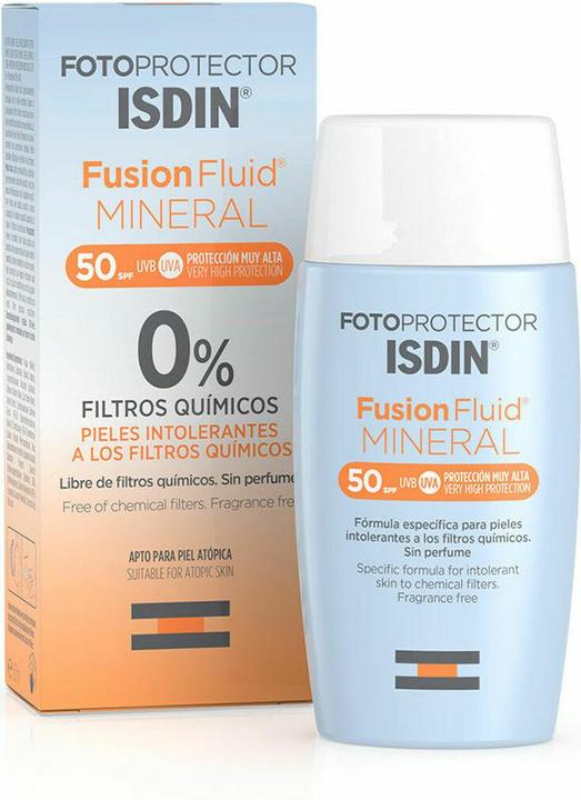 Produktbild Isdin Fusion Fluid Mineral (Sonnencreme Gesicht, SPF 50, 50 ml)