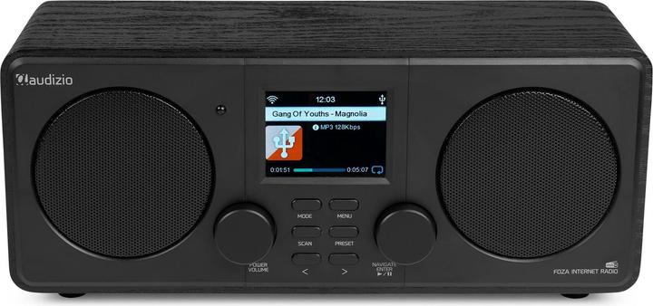Produktbild Audizio Internetradio (FM, Internetradio, DAB+, WLAN, Bluetooth)