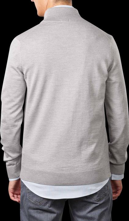 Actual product image Joop! Knit Davis Zip Cardigan Silver (M)