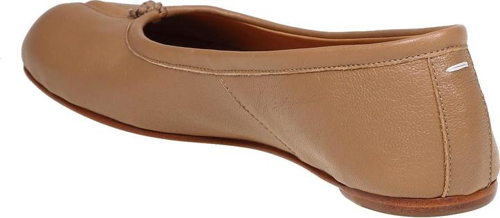 Actual product image Maison Martin Margiela Maison margiela tabi ballerina in camel color leather (36)