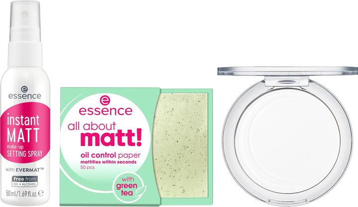Actual product image essence All about matt face set