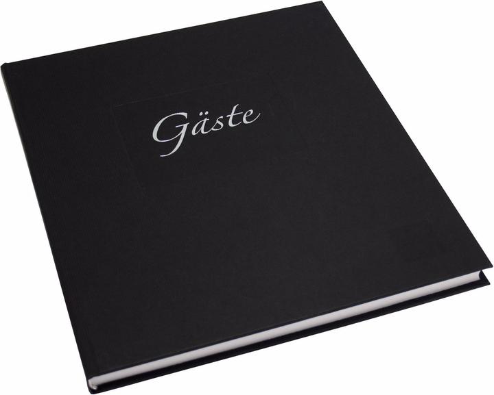 Produktbild Goldbuch Gästebuch Seda Schwarz (25 x 23 cm)