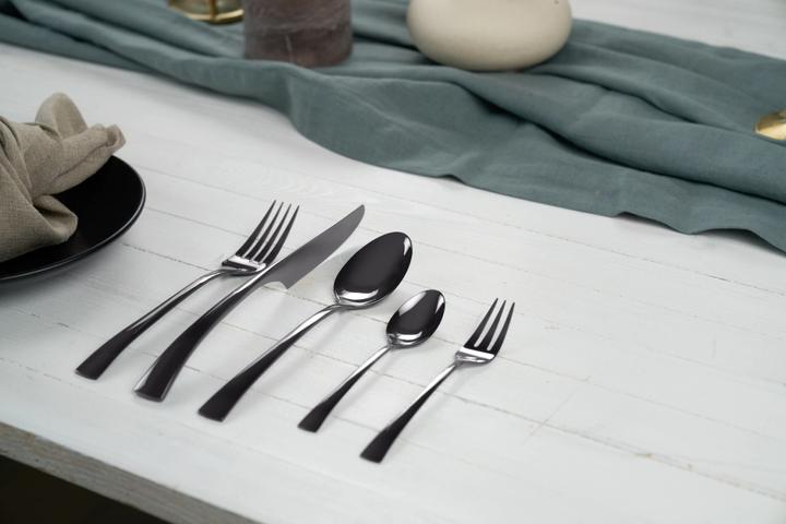 Produktbild Zwilling 30tlg Bellasera Menübesteck PVD anthrazit (30 Stück, Besteck Set)
